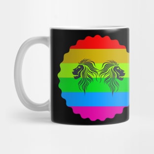 Colourful Lion Mug